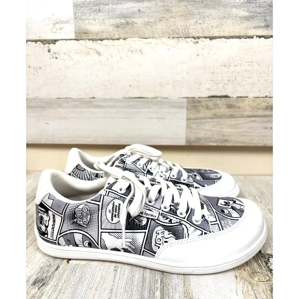 Barefoot Be Lenka Womens 7 Rebound Comics Sneakers Minimalist Casual NEW